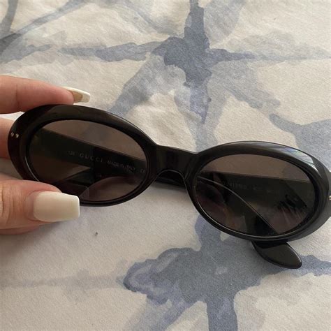 gucci 58mm oval sunglasses|Gucci oval sunglasses vintage.